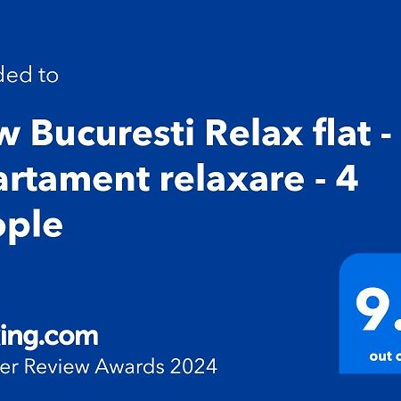 Апартаменты New Bucuresti Relax Flat - Apartament Relaxare - 4 People Экстерьер фото